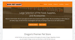 Desktop Screenshot of minipetmart.net